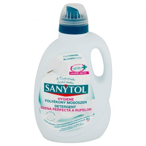 Vásároljon Sanytol folyékony mosószer hygiene 1650 ml terméket - 3.289 Ft-ért