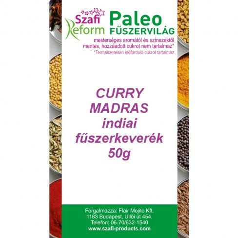 Vásároljon Szafi reform termékcsalád paleo curry madras indiai fűszerkeverék 50g terméket - 462 Ft-ért
