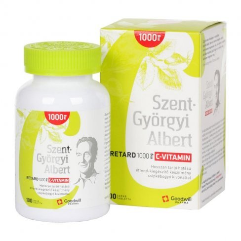 Vásároljon Szent- györgyi albert c vitamin retard 1000mg tabletta 100db terméket - 3.617 Ft-ért