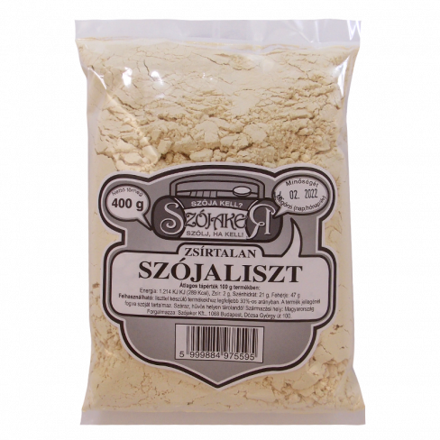 Vásároljon Szójaker zsírtalan szójaliszt 400g terméket - 415 Ft-ért