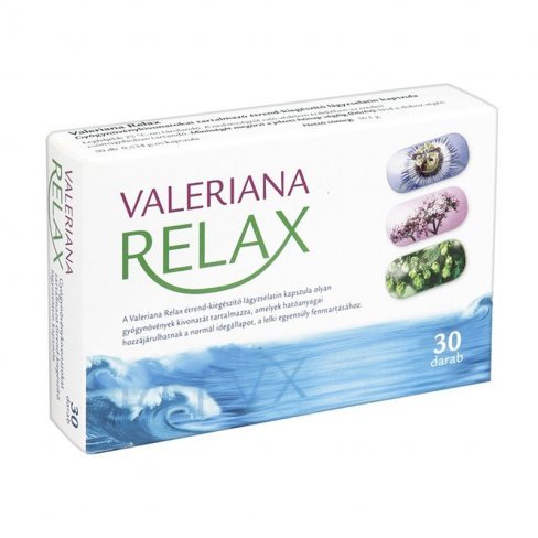 Vásároljon Valeriana relax kapszula 30db terméket - 2.481 Ft-ért