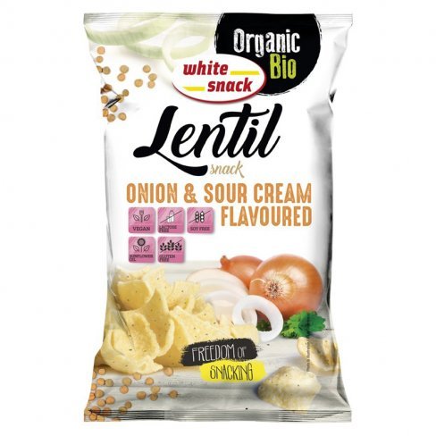 Vásároljon White snack bio lencse chips tejfölös ízesítéssel 45 g terméket - 446 Ft-ért