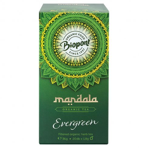 Vásároljon Bio mandala tea evergreen 20db terméket - 865 Ft-ért