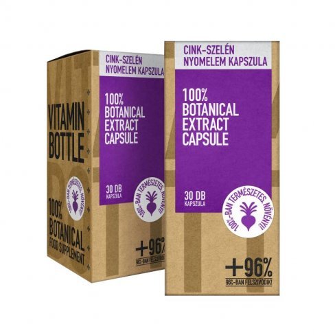 Vásároljon Vitamin bottle cink szelén kalc magn nyomelem kapszula 30db terméket - 2.601 Ft-ért