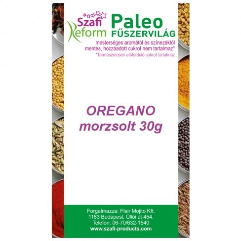 Vásároljon Szafi fitt termékcsalád paleo oregano, morzsolt 30g terméket - 288 Ft-ért