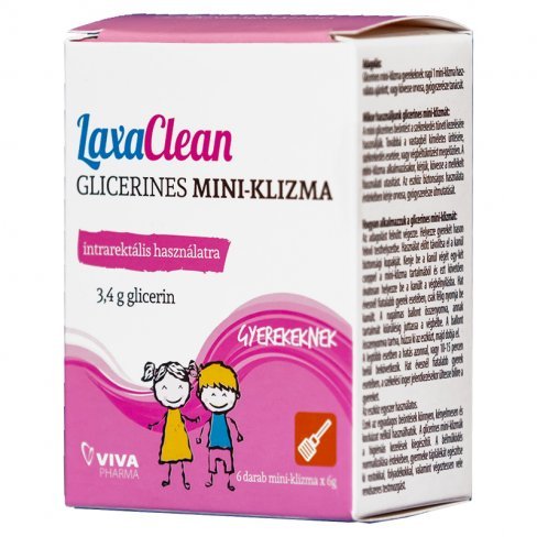 Laxaclean glicerines mini-klizma gyerekeknek 6db