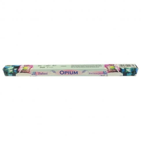 Füstölő tulasi hosszú opium 8db