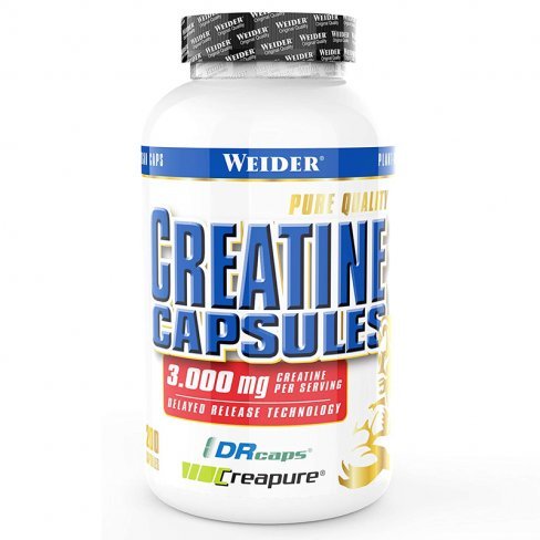 Vásároljon WEIDER PURE CREATINE CAPSULES 200DB KREATIN KAPSZULA terméket - 10.900 Ft-ért