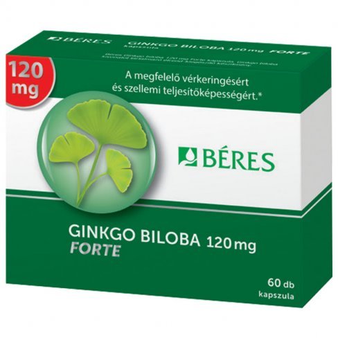 Vásároljon Béres ginkgo biloba 120 mg kapszula 60db 60 db terméket - 2.828 Ft-ért
