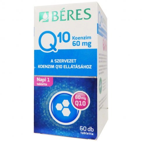 Vásároljon Béres q10 koenzim 60 mg tabletta 60 db terméket - 3.249 Ft-ért