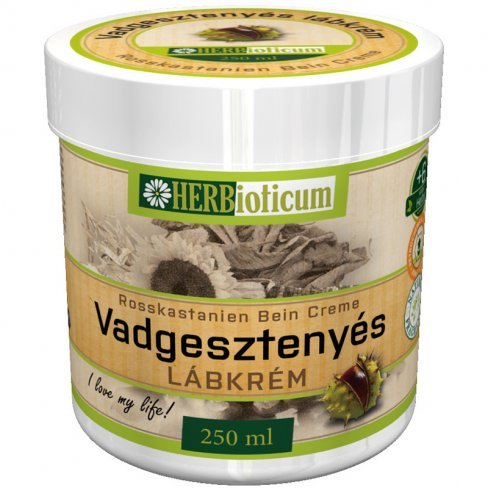 Vásároljon Herbioticum vadgesztenyés lábkrém 250 ml terméket - 1.357 Ft-ért