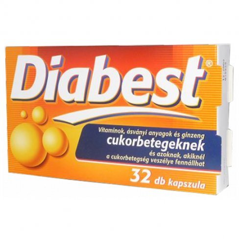 Vásároljon Innopharm diabest kapszula 32 db terméket - 2.278 Ft-ért