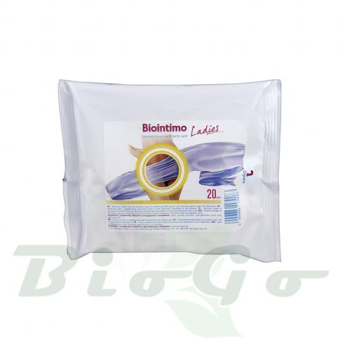 Vásároljon Biointimo intim törlőkendő női 20db terméket - 455 Ft-ért