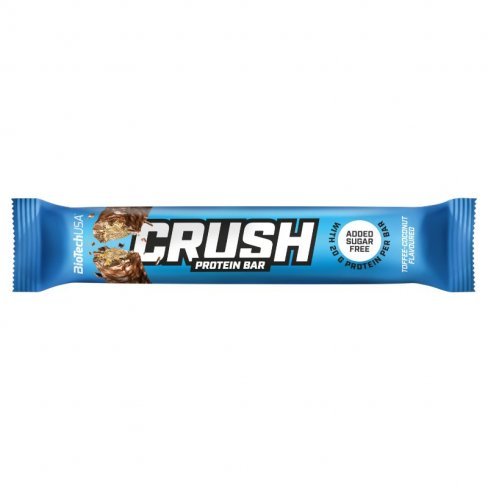 Vásároljon Biotech crush bar toffee&kókusz fehérjeszelet 64 g terméket - 747 Ft-ért