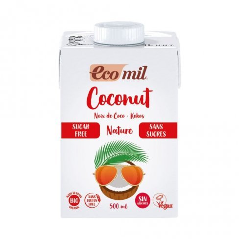 Vásároljon Ecomil bio kókuszital cukormentes 500 ml terméket - 857 Ft-ért