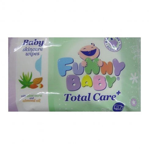 Vásároljon Funny baby total care törlőkendő 72db terméket - 391 Ft-ért