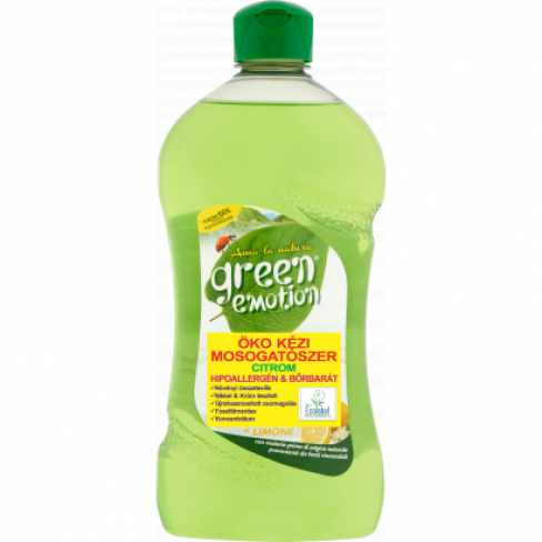 Vásároljon Green emotion öko kézi mosogatókoncentrátum citromos 500ml terméket - 599 Ft-ért