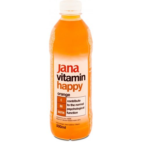 Vásároljon Jana vitaminvíz happy narancs ízű 500 ml terméket - 300 Ft-ért