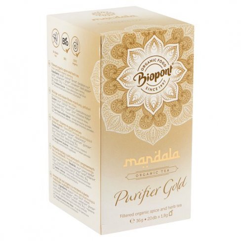 Vásároljon Mandala bio filteres tea purifer gold 20 filter terméket - 858 Ft-ért