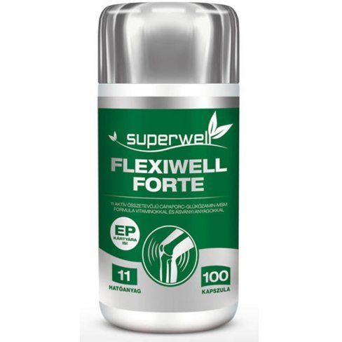 Vásároljon Superwell flexiwell forte kapszula 100db terméket - 5.815 Ft-ért