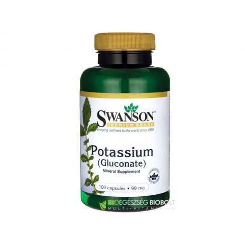Vásároljon Swanson potassium (kálium) kapszula 99mg 100db terméket - 2.143 Ft-ért