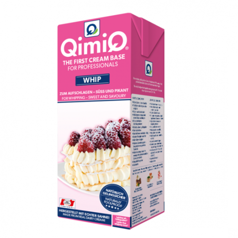 Vásároljon QIMIQ WHIP Tejszínkészítmény (állati eredetű), habosítható, a térfogata 3-szorosára növelhető 1 Kg terméket - 3.645 Ft-ért