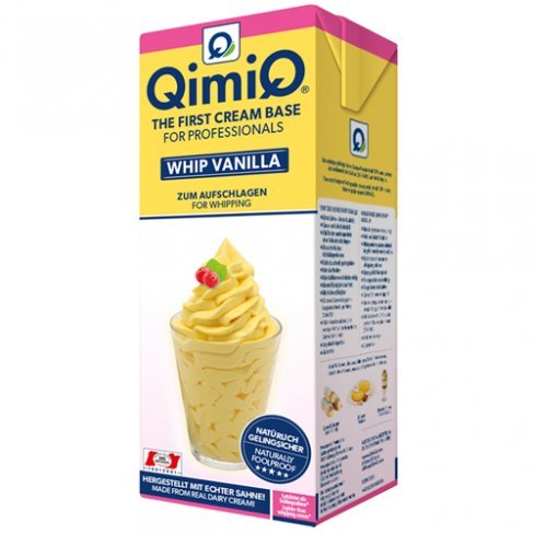 Vásároljon QIMIQ WHIP VANILLE Habosítható, állati eredetű, félzsíros vanília ízű tejszínkészítmény, a térfogata háromszorosára növelhető 1 Kg terméket - 3.778 Ft-ért