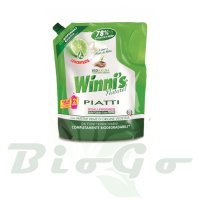Winni's öko  mosogatószer eco-pack / utántöltő lime és alma virág illattal 1l